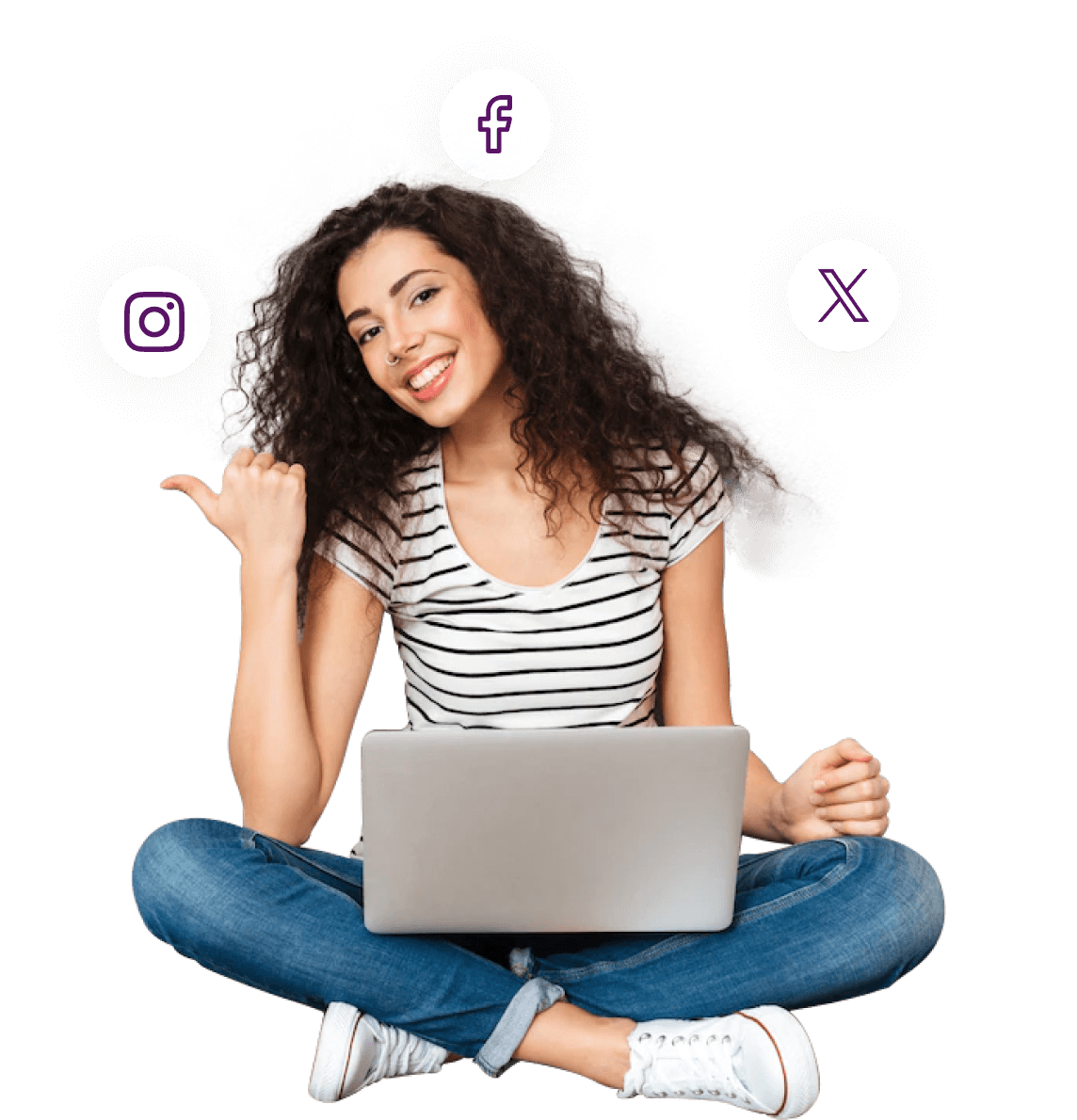 Dashboard showcasing social media schedule